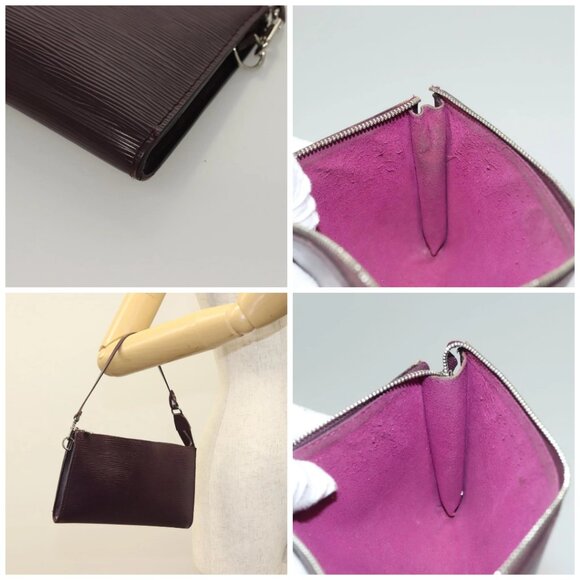 LOUIS VUITTON Epi Pochette Accessoires Pouch Cassis M5298K - Picture 15 of 15